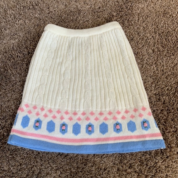 Palomino Knit Sweater Skirt Set Girls Sz.104 or 5-6 Vintage 80s-90s - Picture 11 of 14